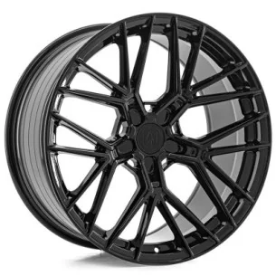 Juego de 4 Llantas Flowforming Axe EX52 Negro brillo - 9