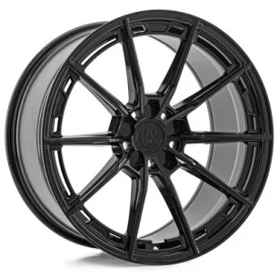 Juego de 4 Llantas Flowforming Axe EX53 Negro brillo - 9