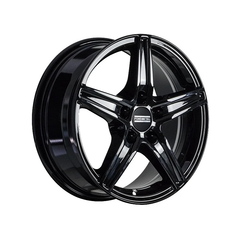 Juego de 4 Llantas FONDMETAL 8100 Negro Brillo - 6