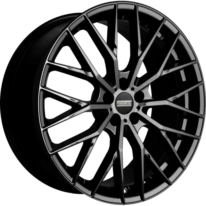 Juego de 4 Llantas FONDMETAL MAKHAI Negro brillo - 9