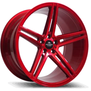 Juego de 4 Llantas Forzza wheels BOSAN Candy Red - 10