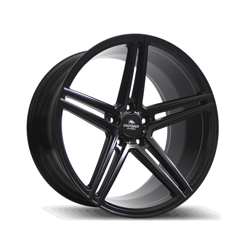 Juego de 4 Llantas Forzza wheels BOSAN negro satinado - 10