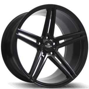 Juego de 4 Llantas Forzza wheels BOSAN negro satinado - 9