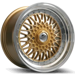 Juego de 4 Llantas Forzza wheels MALM Oro/pulido - 7