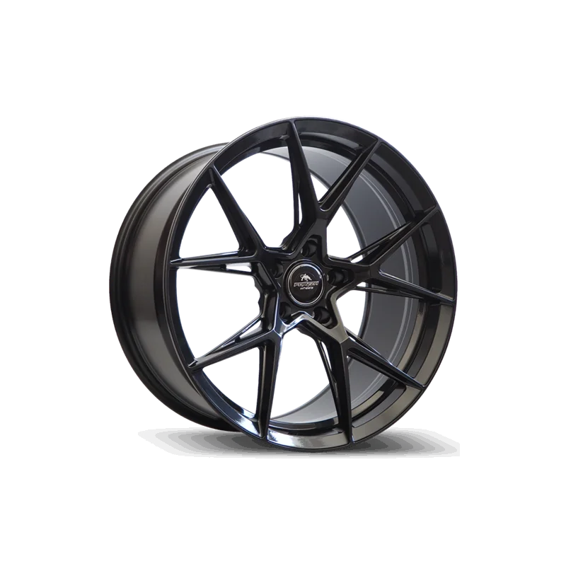 Juego de 4 Llantas Forzza wheels OREGON Black Magic - 9