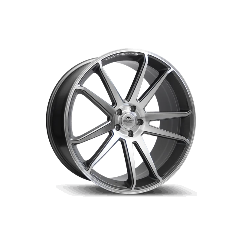 Juego de 4 Llantas Forzza wheels SOLO Gris/pulido - 9