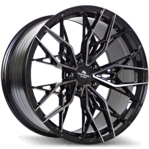 Juego de 4 Llantas Forzza wheels SPECTRUM BFM Black Clear Coat - 9