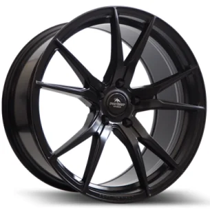 Juego de 4 Llantas Forzza wheels ULTRA Negro satinado - 8