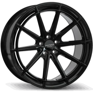 Juego de 4 Llantas Forzza wheels VEGA Negro brillo - 8
