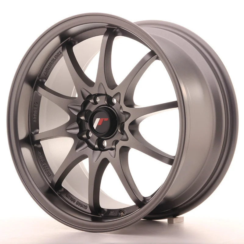 Juego de 4 Llantas Japan Racing JR5 Gunmetal mate - 7
