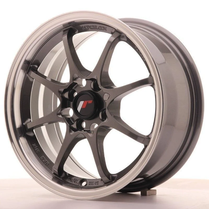 Juego de 4 Llantas Japan Racing JR5 Gunmetal/pulido - 8