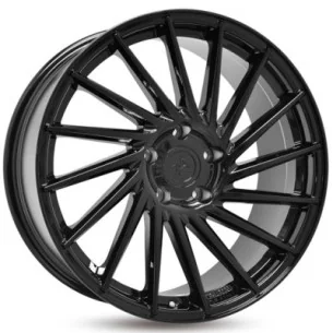 Juego de 4 Llantas KESKIN KT17 HURRICANE Negro brillo - 8