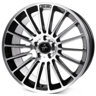 Juego de 4 Llantas KESKIN KT15 SPEED Negro/pulido - 8
