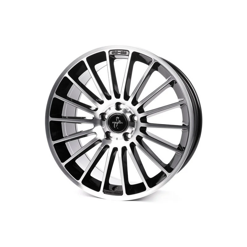 Juego de 4 Llantas KESKIN KT15 SPEED Negro/pulido - 8
