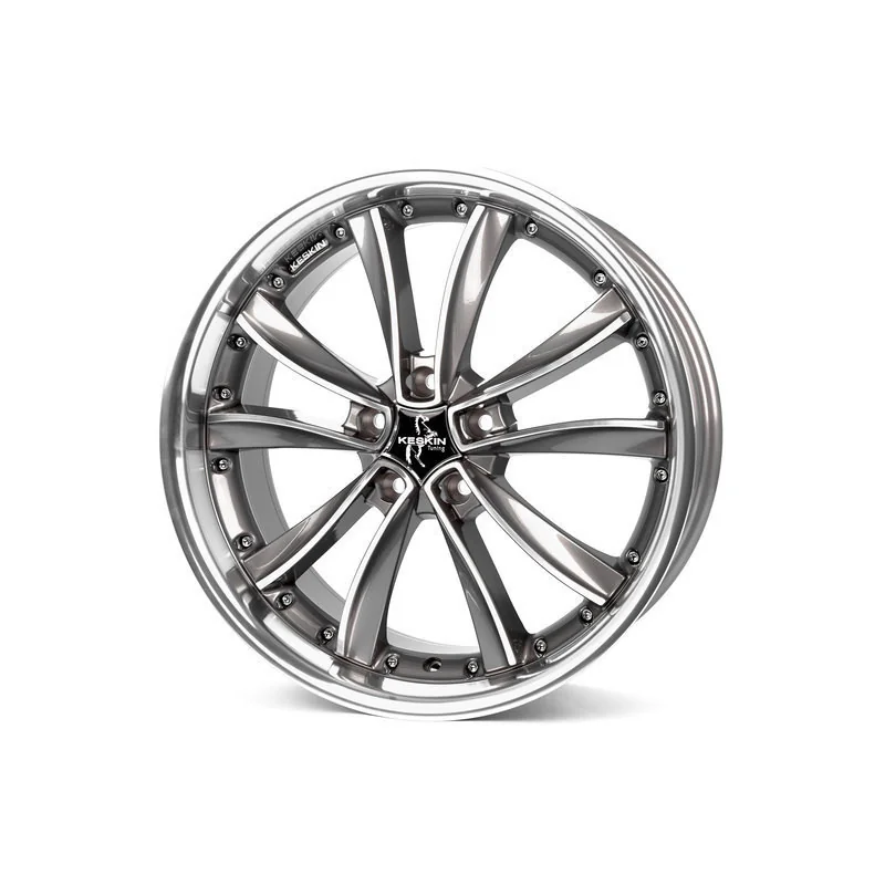 Juego de 4 Llantas KESKIN SPIRIT Gunmetal/pulido - 8