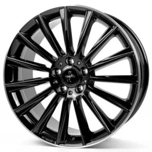 Juego de 4 Llantas KESKIN KT18 TURBO Negro brillo - 8