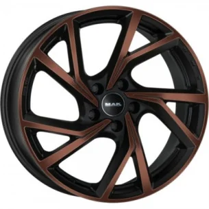 Juego de 4 Llantas MAK KASSEL Negro/bronce - 7