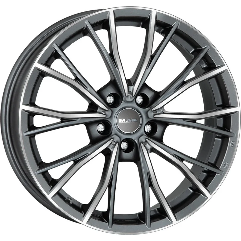 Juego de 4 Llantas MAK MARK Gunmetal/pulido - 8