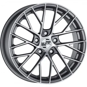 Juego de 4 Llantas MAK MONACO Gunmetal/pulido - 8