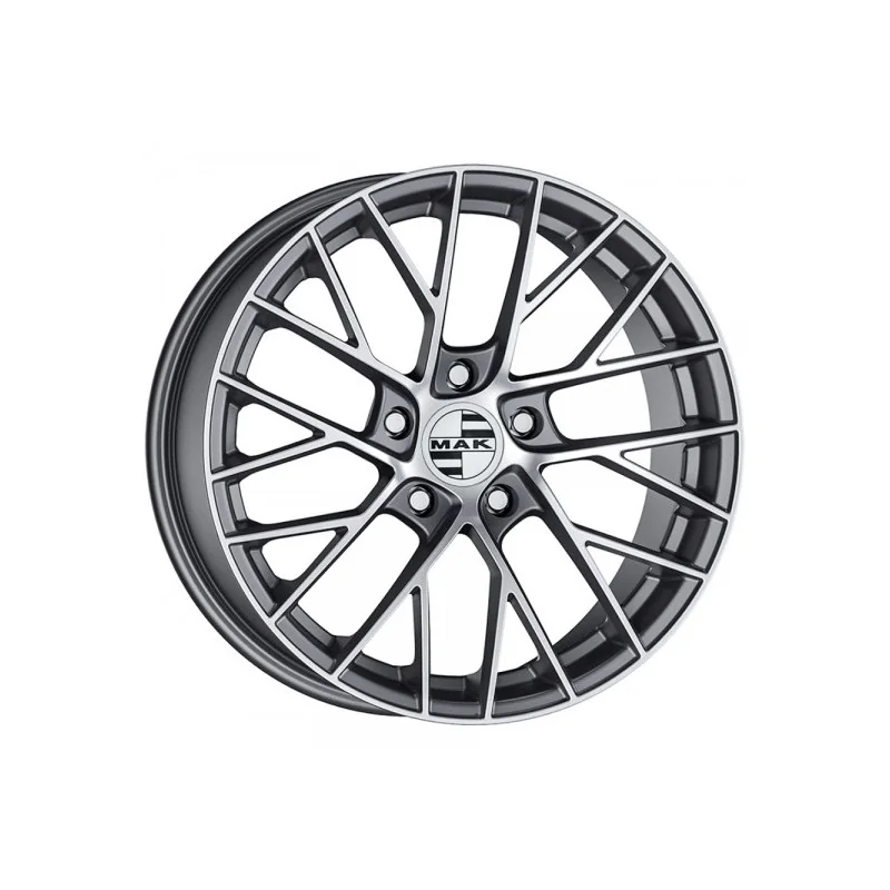 Juego de 4 Llantas MAK MONACO Gunmetal/pulido - 8