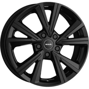 Juego de 4 Llantas MAK QVARZ Negro brillo - 7