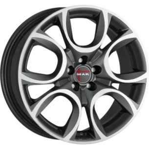 Juego de 4 Llantas MAK TORINO Gunmetal/pulido - 7
