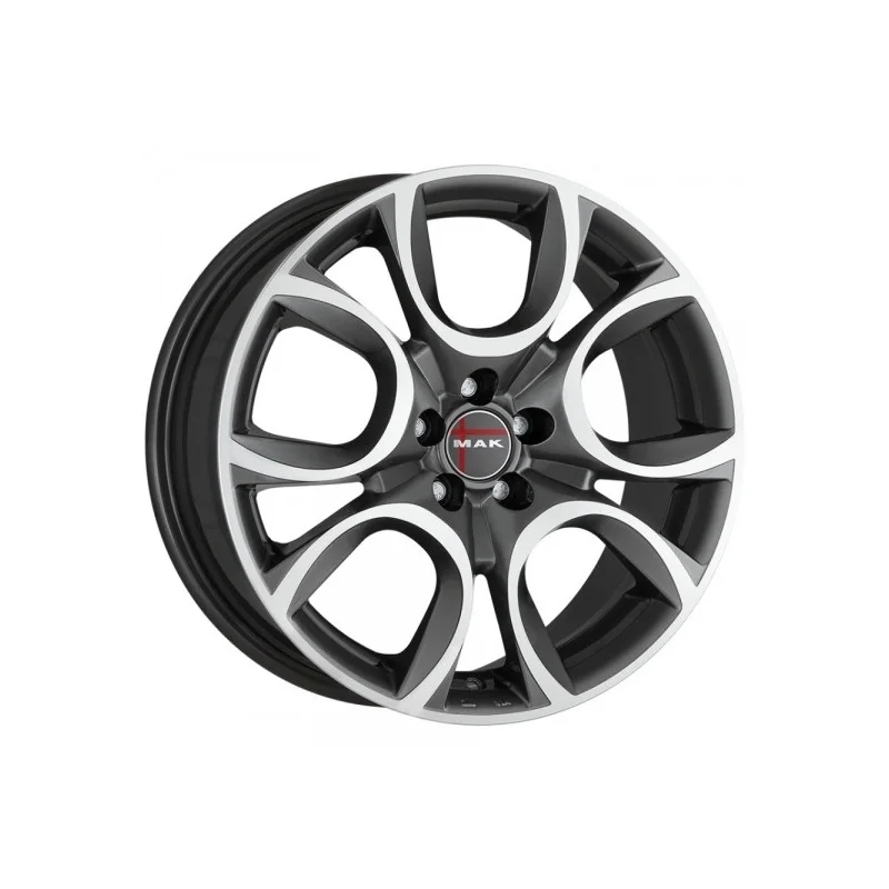 Juego de 4 Llantas MAK TORINO Gunmetal/pulido - 7