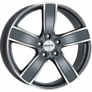 Juego de 4 Llantas MAK TURISMO-FF Gunmetal/pulido - 9