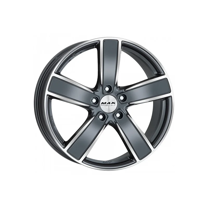 Juego de 4 Llantas MAK TURISMO-FF Gunmetal/pulido - 9