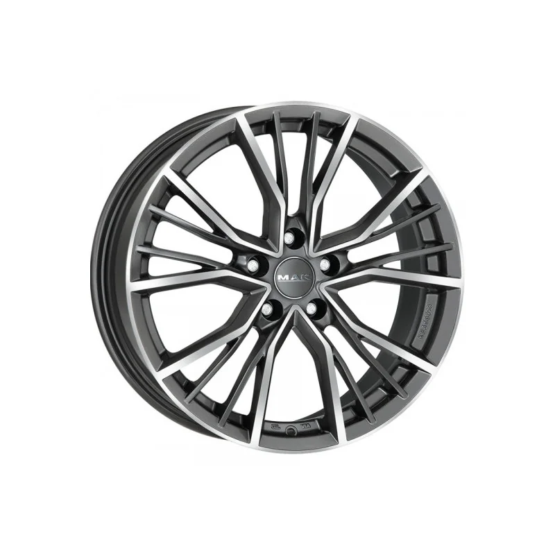 Juego de 4 Llantas MAK UNION Gunmetal/pulido - 8