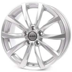 Juego de 4 Llantas MAK WOLF Plata - 7