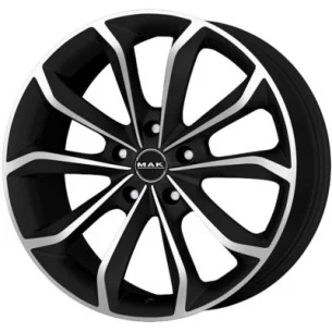 Juego de 4 Llantas MAK XENON Negro/pulido - 8