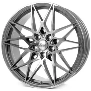 Juego de 4 Llantas MAM B2 Gunmetal/pulido - 8