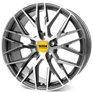 Juego de 4 Llantas MAM RS4 Gunmetal frente/pulido - 8