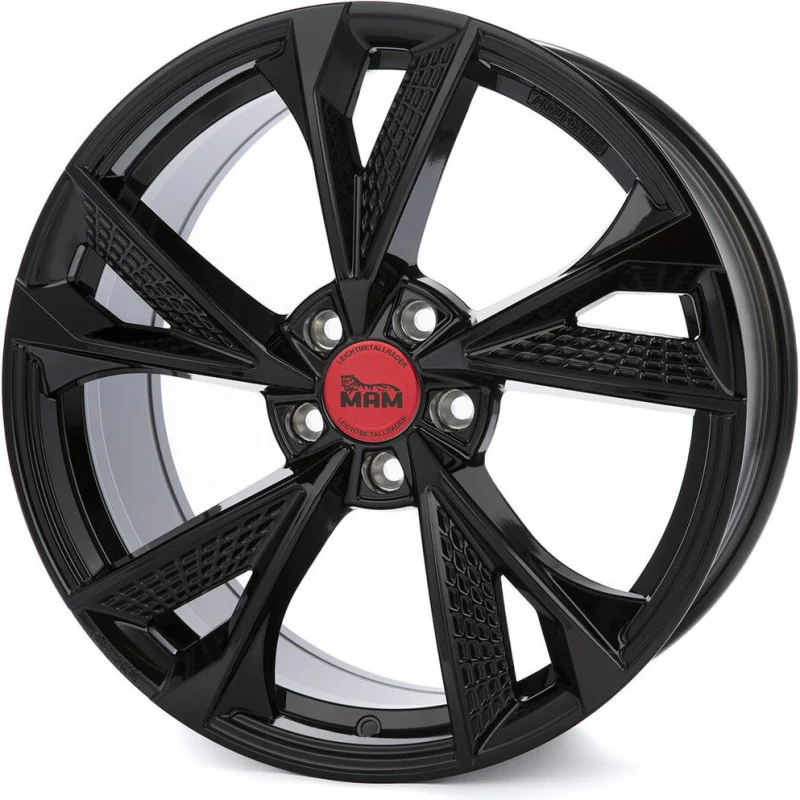 Juego de 4 Llantas MAM RS6 Negro brillo - 7