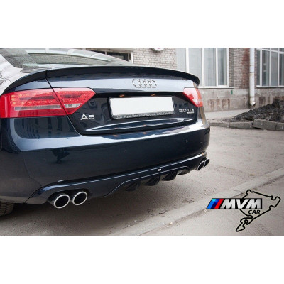 Difusor trasero Audi A5 Coupe B8 ABT Look