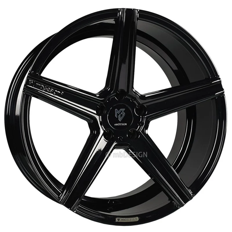 Juego de 4 Llantas MB Design KV1 Negro brillo - 8