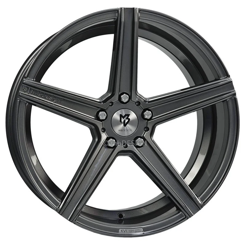 Juego de 4 Llantas MB Design KV1 Gris brillo - 10