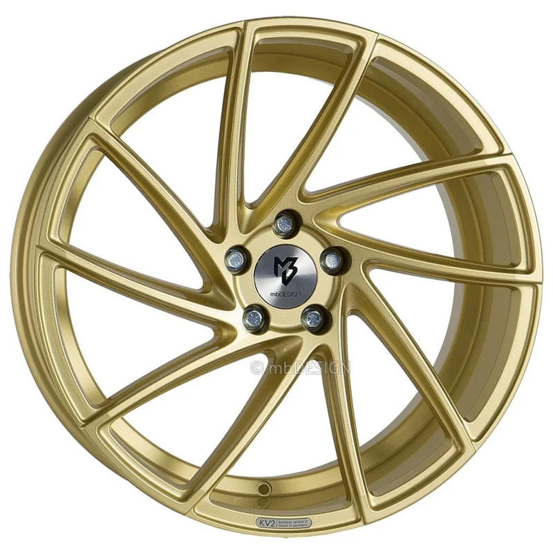 Juego de 4 Llantas MB Design KV2 Gold - 8