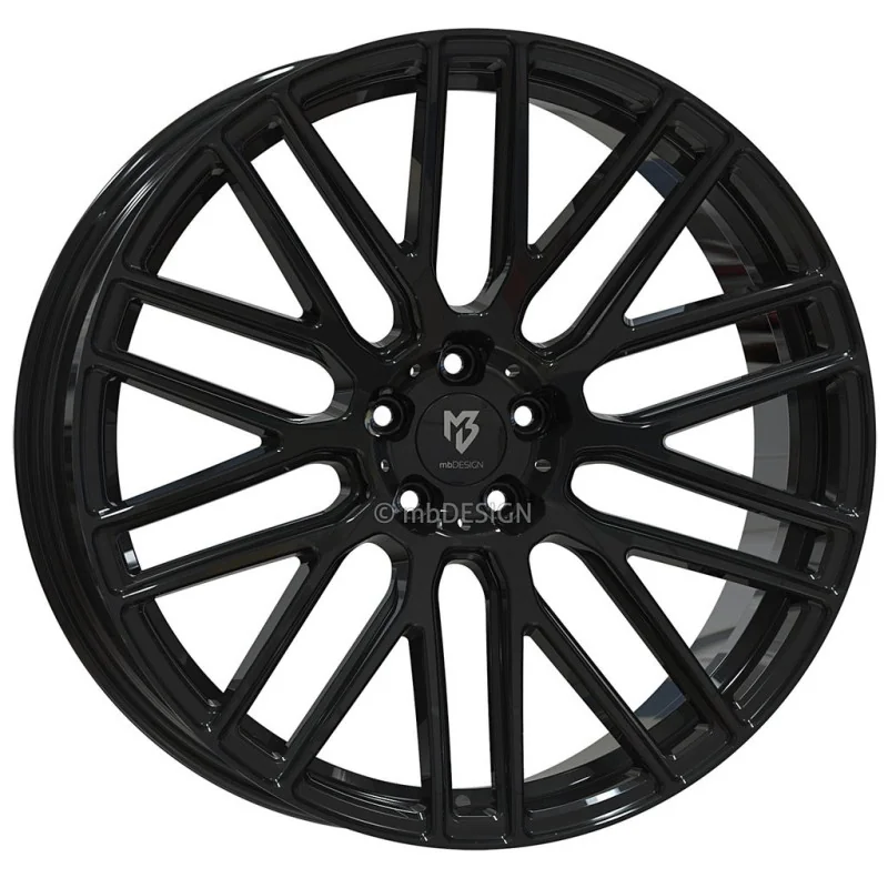 Juego de 4 Llantas MB Design KV4 Negro brillo - 10
