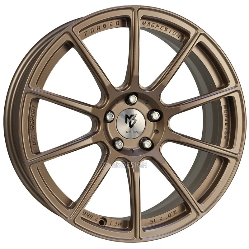 Juego de 4 Llantas magnesio MB Design MF1 Bronce - 9