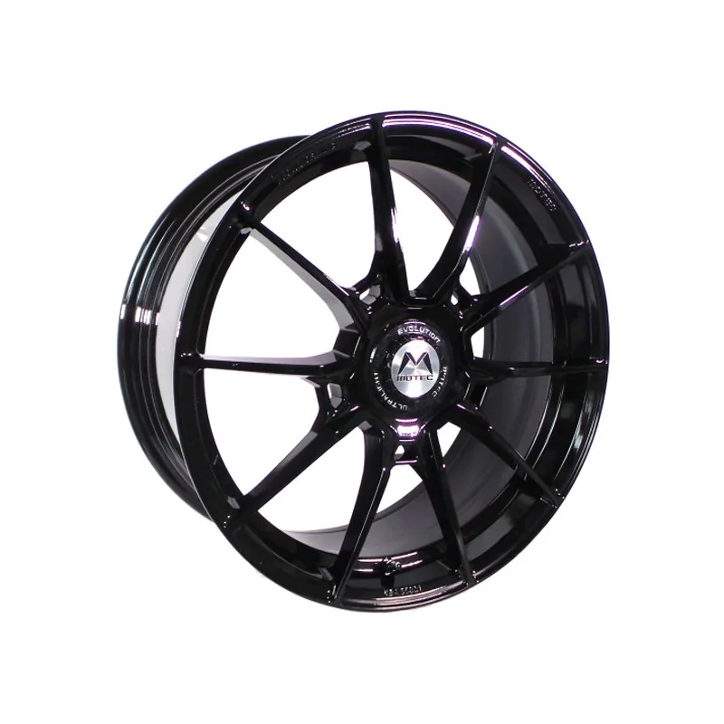 Juego de 4 Llantas MOTEC MCR5 ULTRALIGHT-EVO Negro brillo - 8