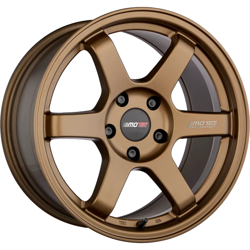 Juego de 4 Llantas Flow Forming MOTEC MCR6 Bronce mate - 8