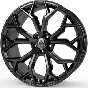 Juego de 4 Llantas MOTEC MCT17 BULL Negro brillo - 11