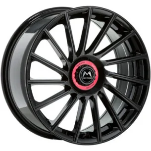 Juego de 4 Llantas MOTEC MCT9R TORNADO REVOLUTION Negro brillo - 8