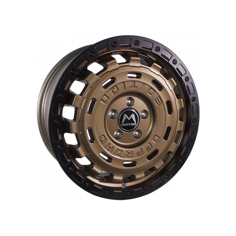 Juego de 4 Llantas MOTEC MOF1-R CROSS Bronce/negro - 8