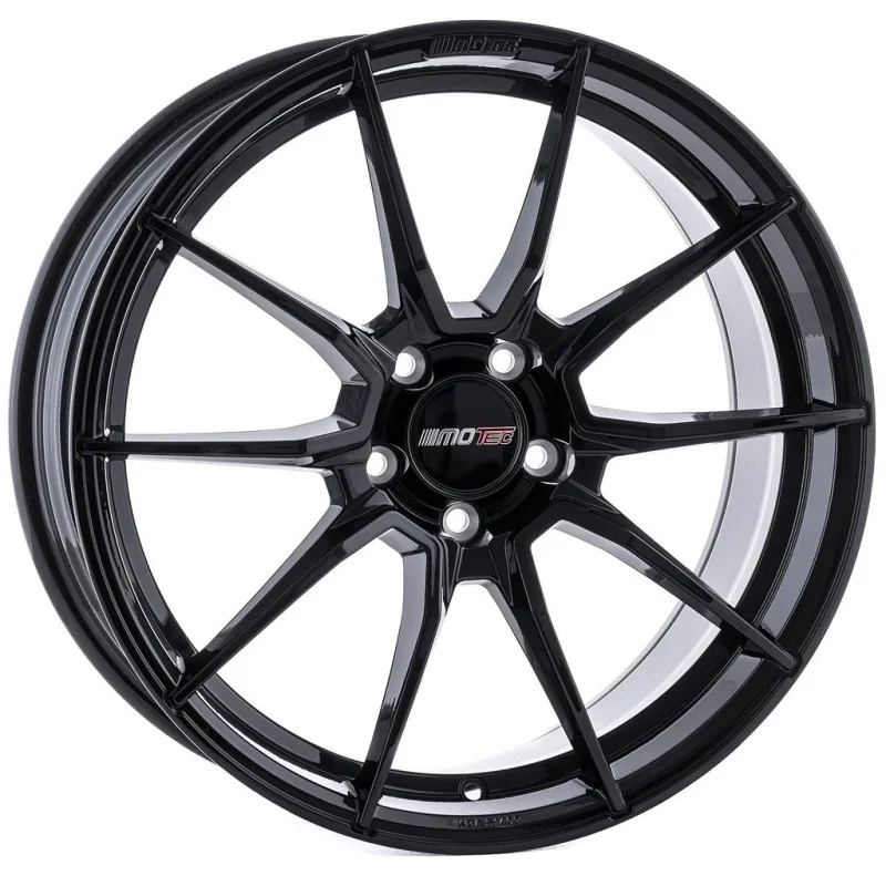 Juego de 4 Llantas MOTEC MCR2 ULTRALIGHT Negro brillo - 10