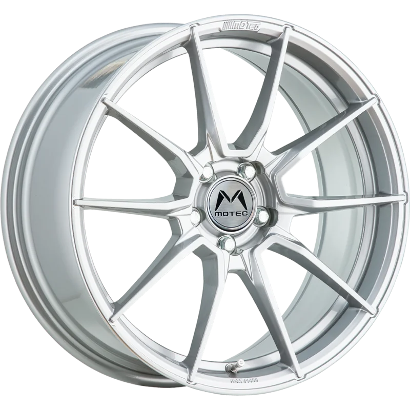 Juego de 4 Llantas MOTEC MCR2 ULTRALIGHT Plata brillo - 8