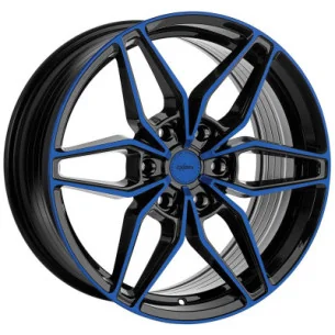 Juego de 4 Llantas Flowforming OXIGIN 24 OXROAD Pulido-azul oscuro - 9