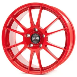 Juego de 4 Llantas OZ RACING ULTRALEGGERA HLT Rojo - 11